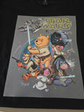 Pooh characters as Star Wars Tee Shirt