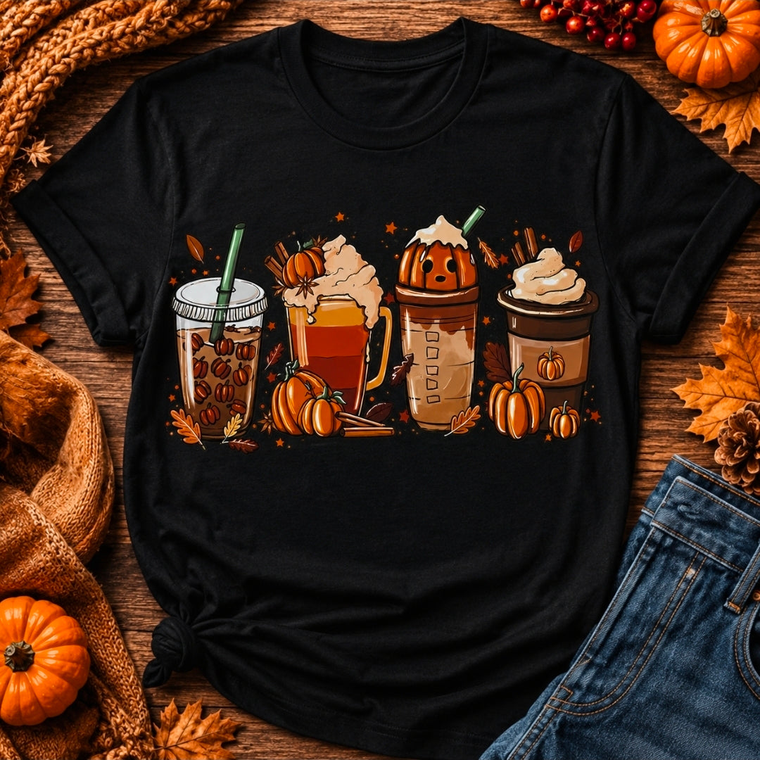 Fall Coffee Tee Shirt