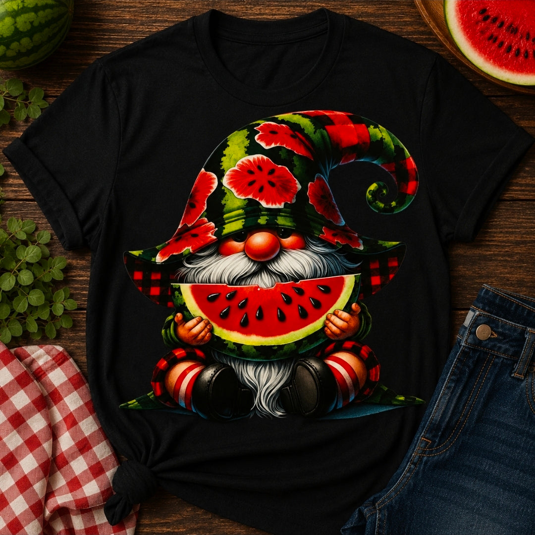 Watermelon Gnome Tee Shirt