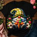 Plaid Ice cream Gnome Tee Shirt