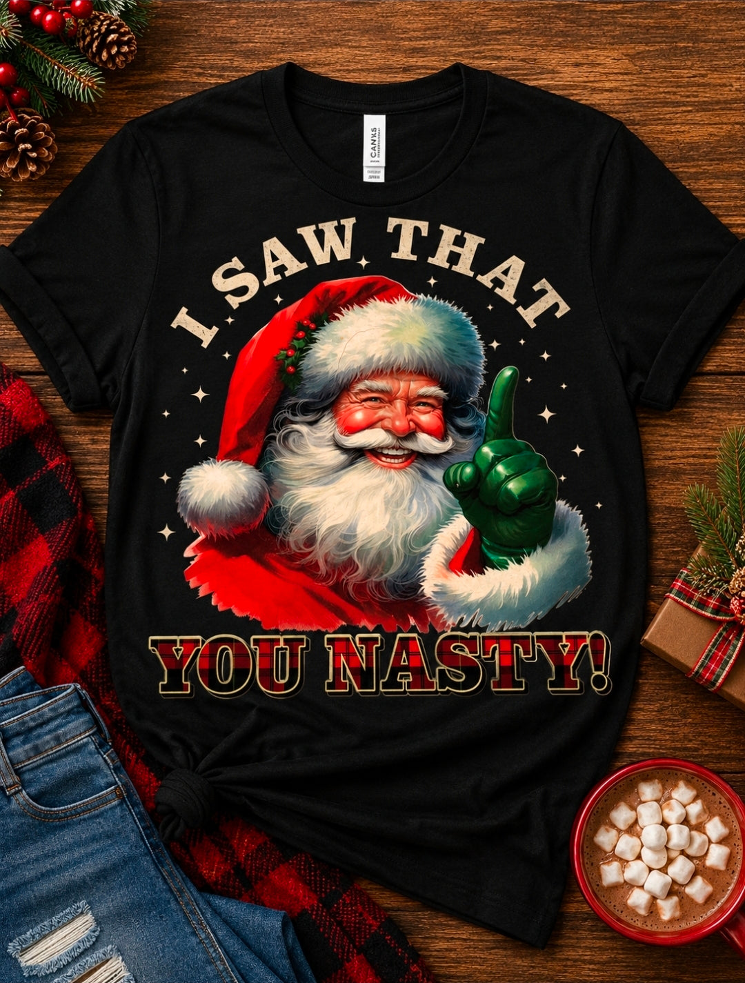 I Saw That – Funny Christmas Tee Shirt
