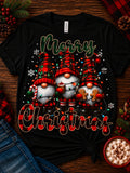 Merry Christmas Gnome Tee Shirt