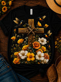 Bird and Flower Tee Shirt