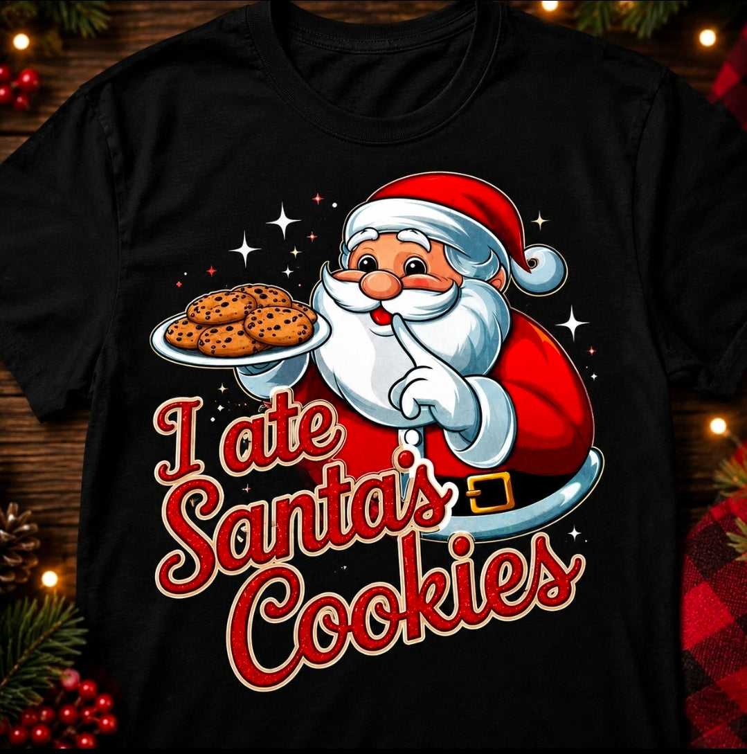 I Ate Santa's Cookies Tee Shirt