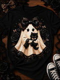 Black and white ghost