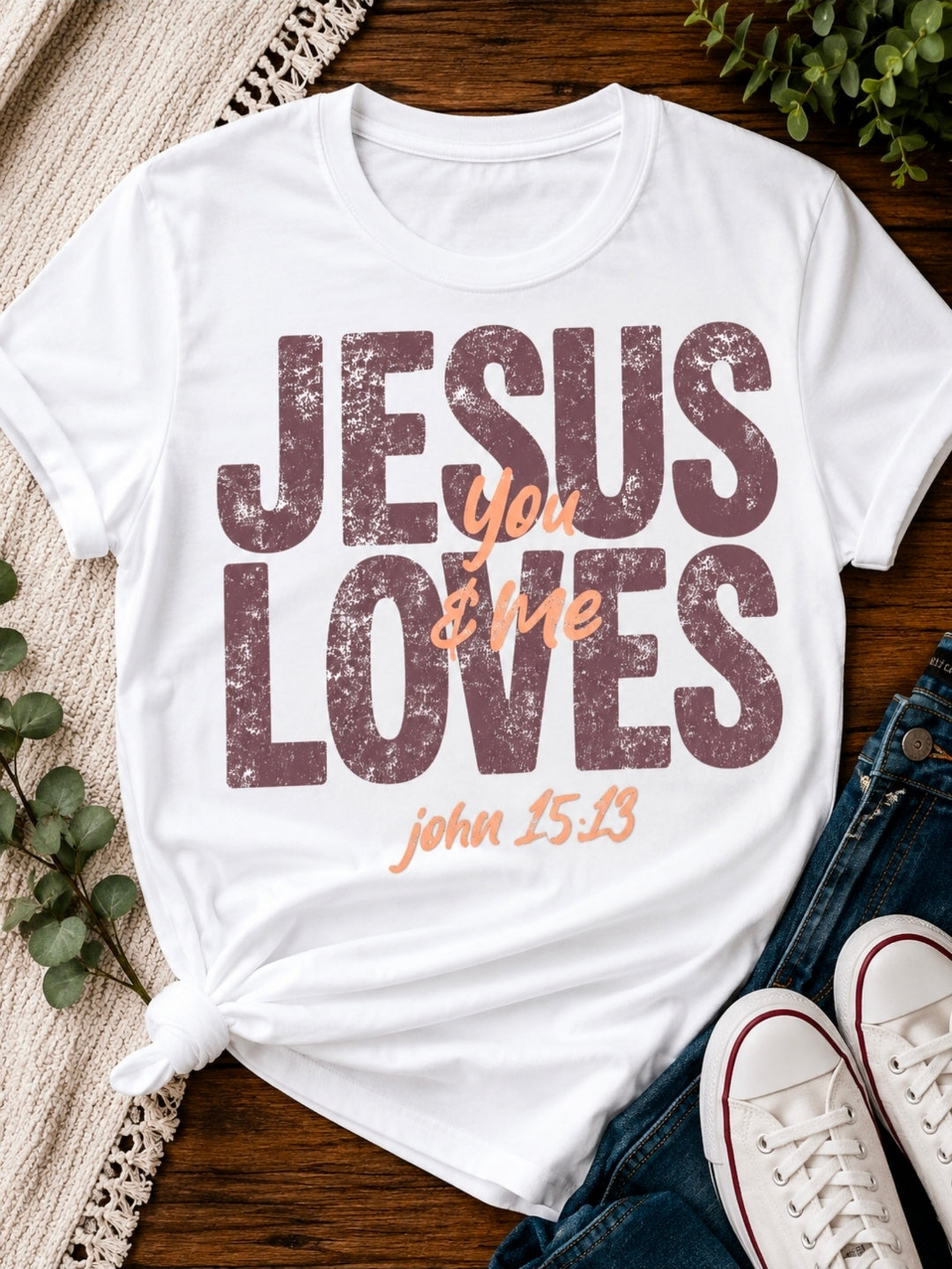 Jesus Loves you and me Tee Shirt