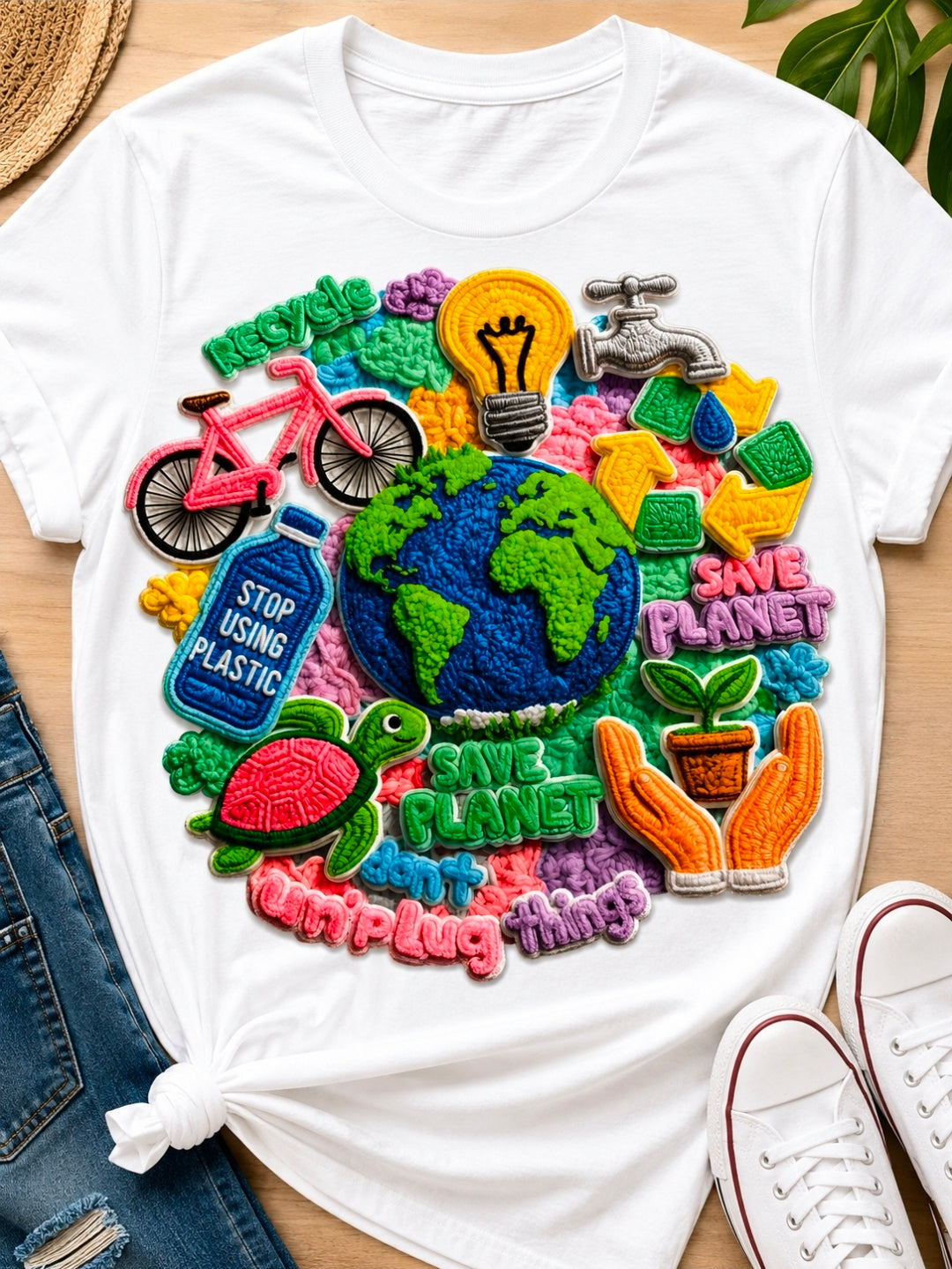 Save the planet Tee Shirt