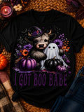 I Got Boo Babe Halloween Tee Shirt