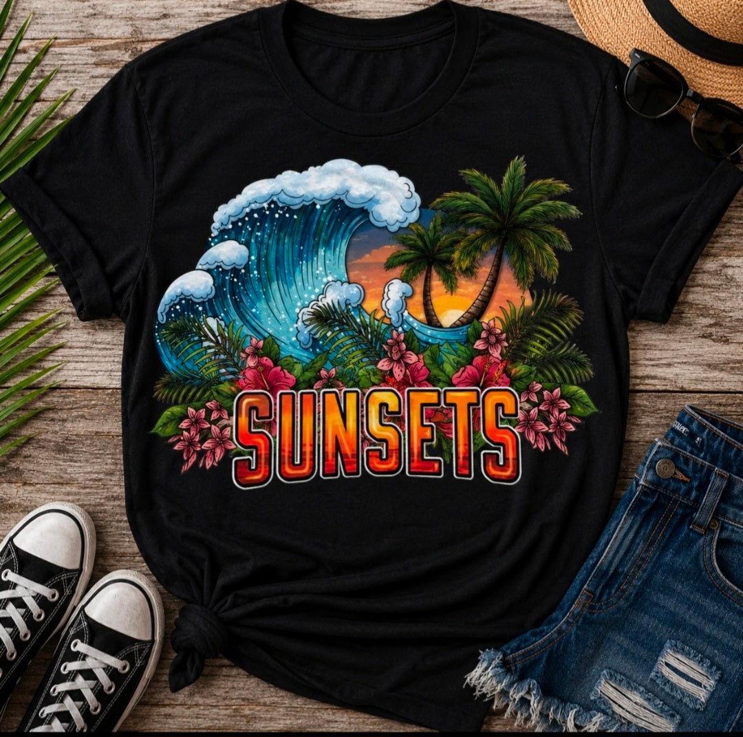 Sunsets tee shirt