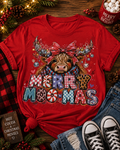Highland Cow Christmas Tee